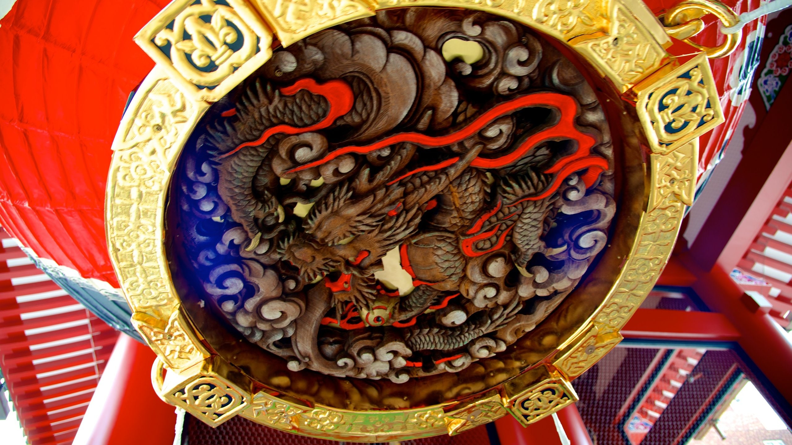 Sensoji Temple which includes religious elements and a temple or place of worship