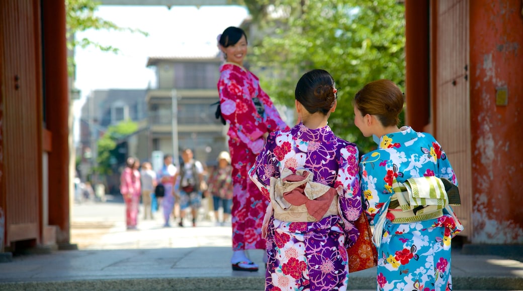 Santuario di Yasaka mostrando tempio o luogo di culto e città