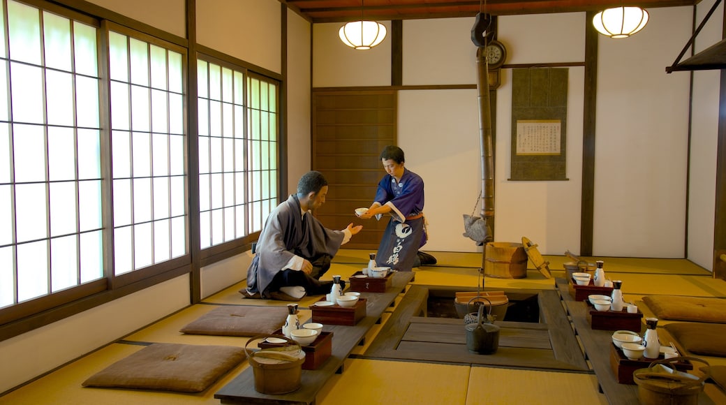 Hakutsuru Sake Brewery Museum showing interior views