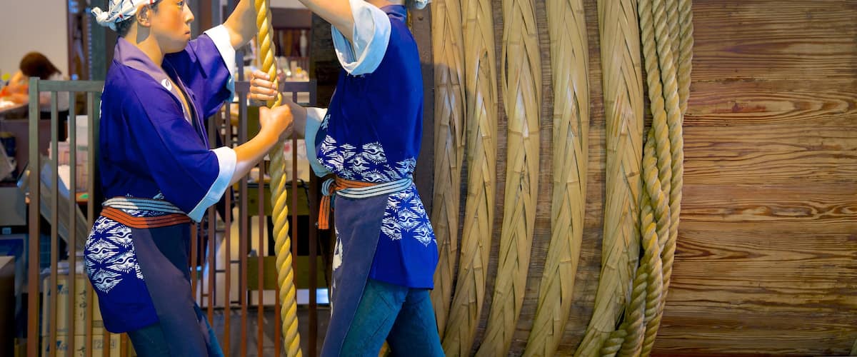 Musée de la brasserie de saké Hakutsuru qui includes vues intérieures