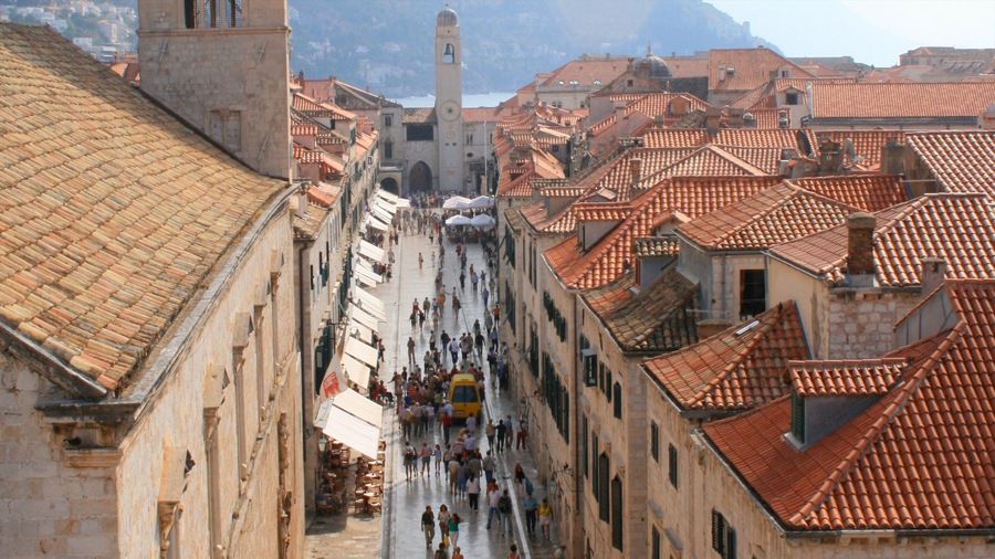Croacia mostrando patrimonio de arquitectura, una ciudad y escenas urbanas
