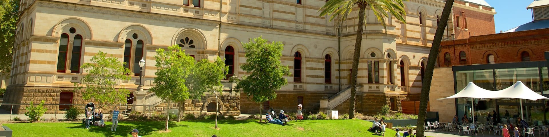 South Australia which includes a garden, a church or cathedral and heritage architecture