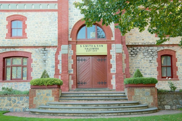 Yalumba Wines which includes signage