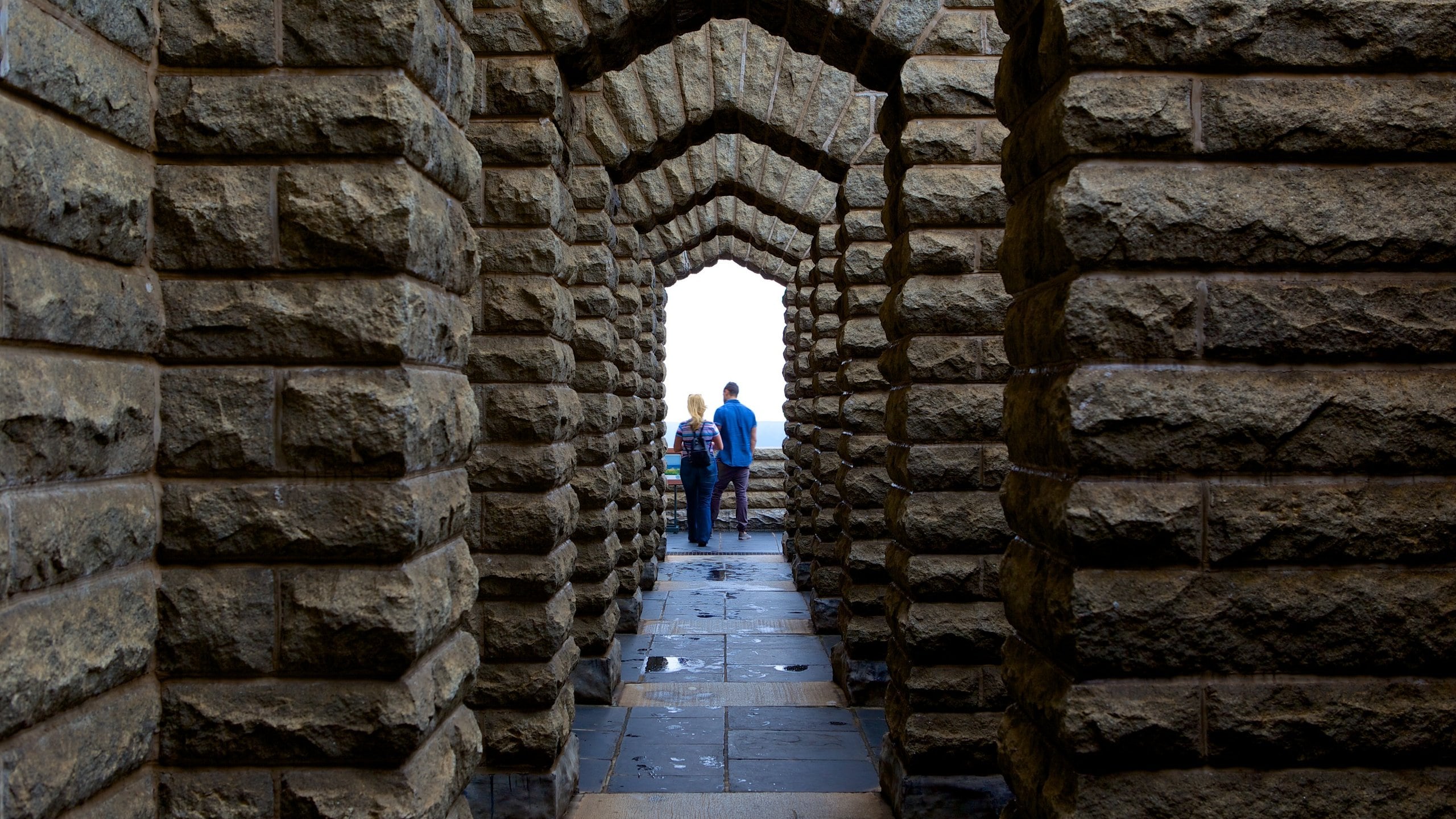 Voortrekker Monument which includes a monument as well as a couple