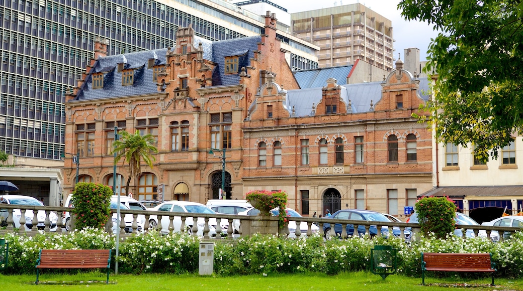 Church Square which includes a city, a church or cathedral and heritage architecture