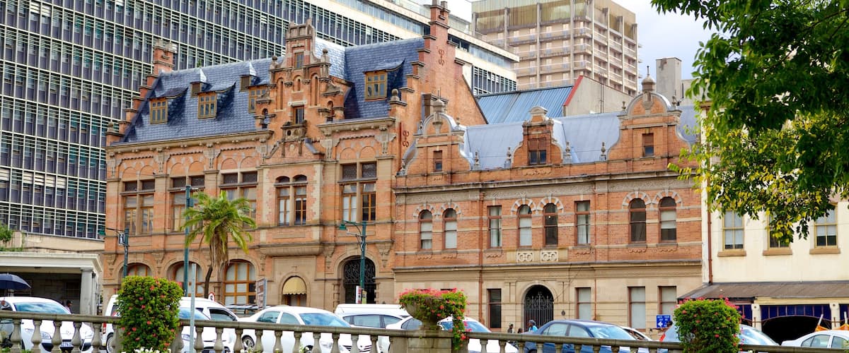 Church Square featuring heritage architecture, a church or cathedral and a city