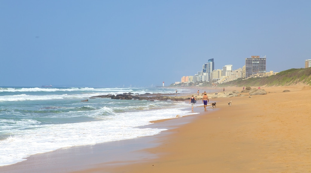 เส้นทางธรรมชาติ Umhlanga Lagoon แสดง เมืองชายฝั่ง, วิวทิวทัศน์ และ หาดทราย