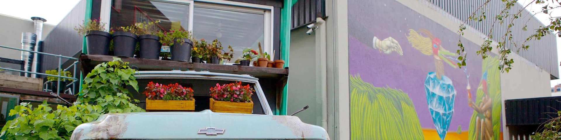 Arts on Main featuring art and outdoor art