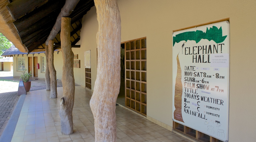 Mpumalanga - Limpopo showing a small town or village and signage