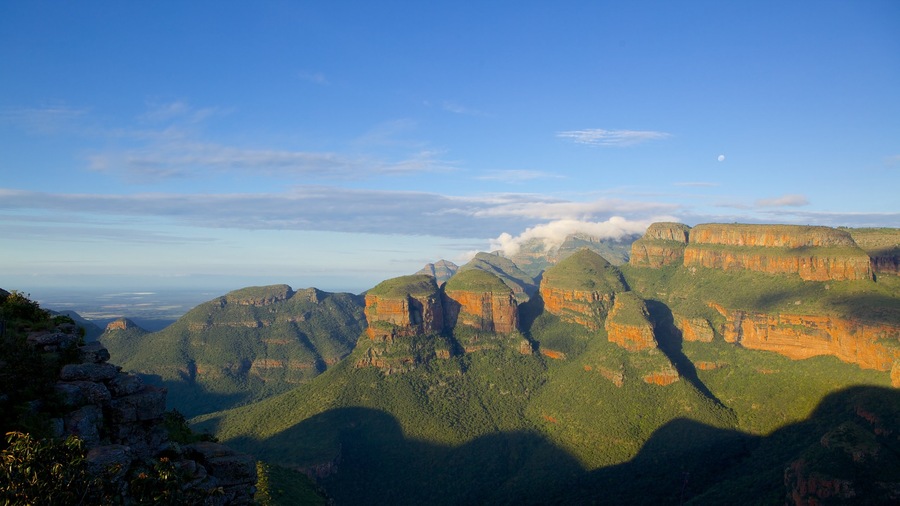 Sudafrica mostrando montagna e vista del paesaggio