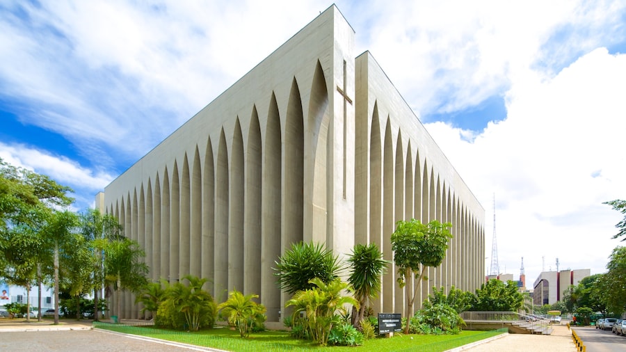 Dom Bosco Sanctuary mit einem Stadt, Kirche oder Kathedrale und moderne Architektur