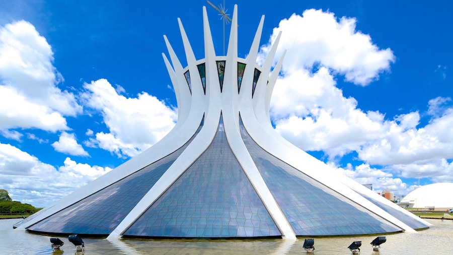 Metropolitan Cathedral which includes a church or cathedral and religious elements