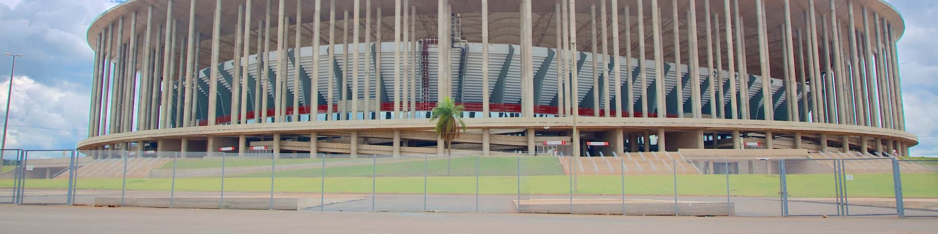 Mane Garrincha Stadium which includes modern architecture