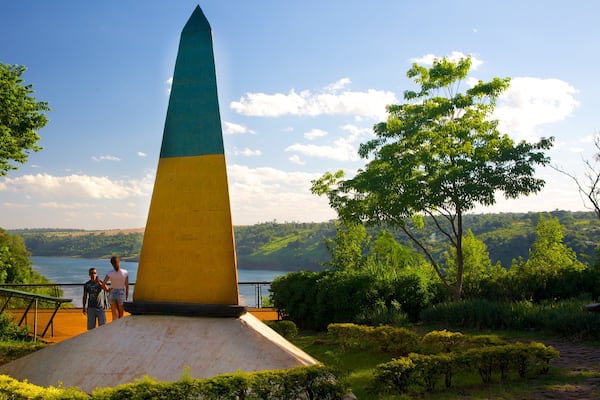 Three Borders Mark which includes a monument