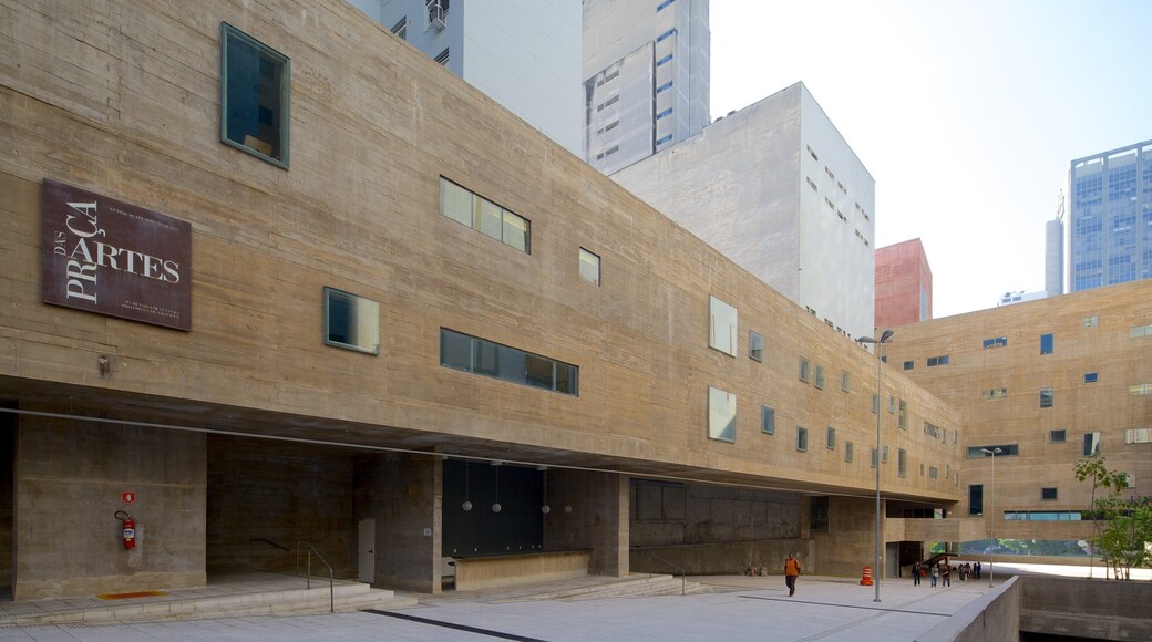 São Paulo bevat straten, een stad en moderne architectuur