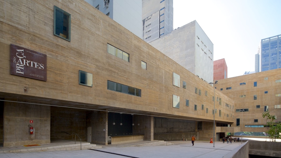 São Paulo ofreciendo escenas cotidianas, arquitectura moderna y una ciudad