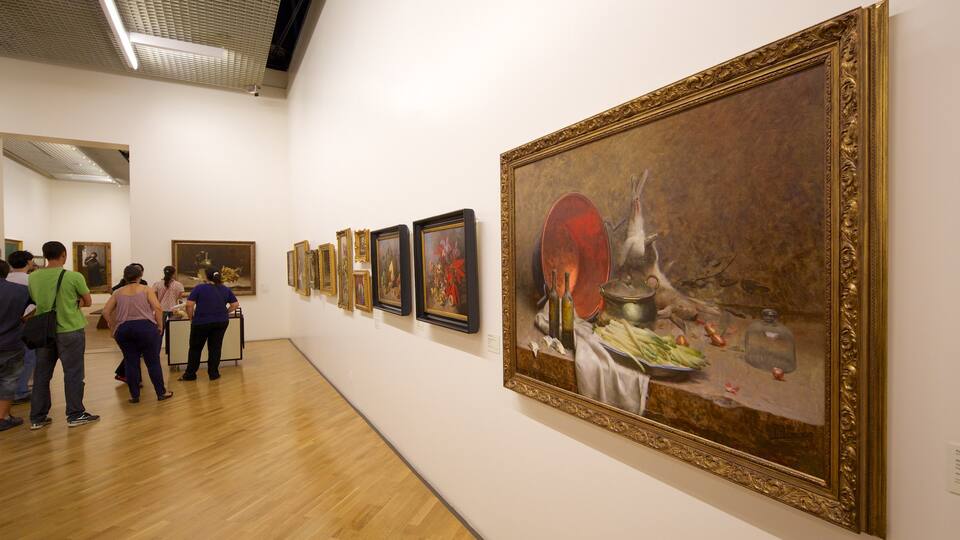 Pinacoteca do Estado which includes art and interior views