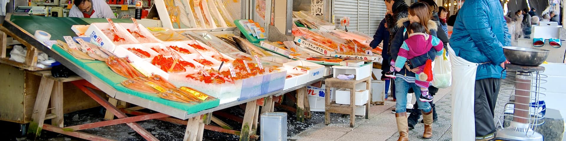 Nijo Market which includes markets