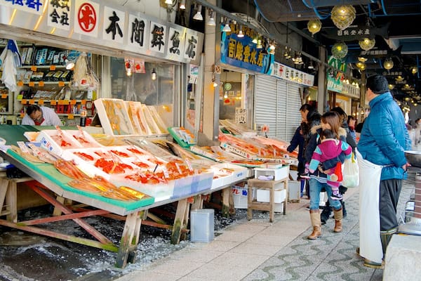 Nijo Market showing markets