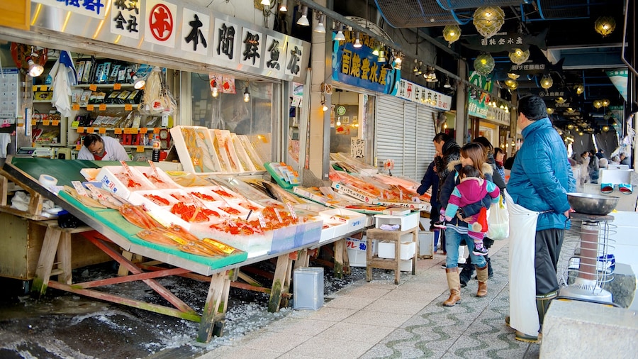 Mercado de Nijo que incluye mercados