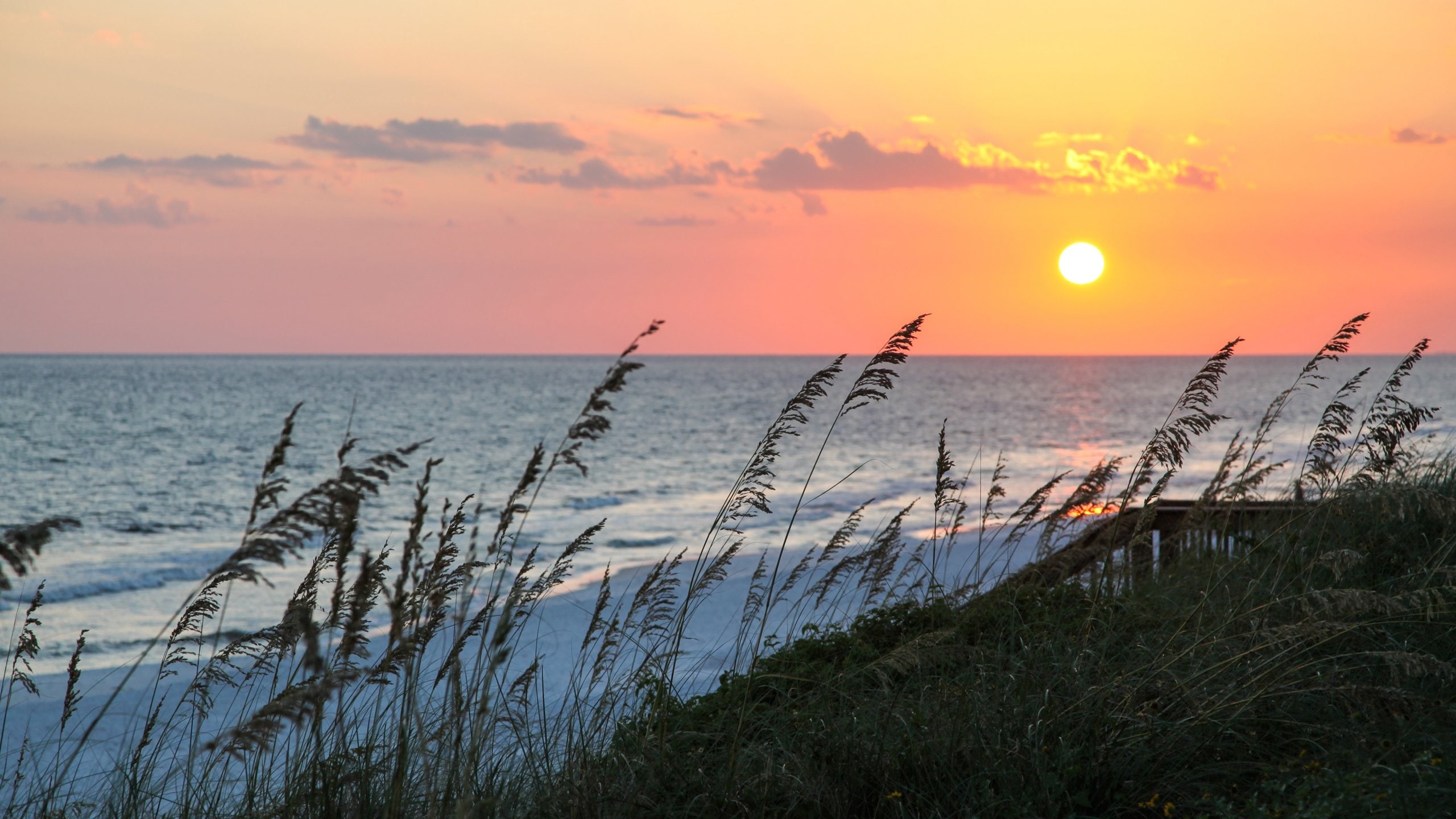 Fort Walton Beach - Destin showing a sunset and general coastal views