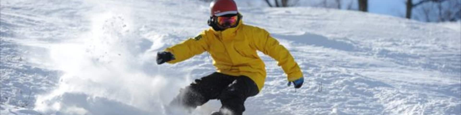 The Berkshires which includes snow and snow boarding