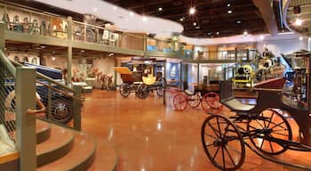 El Pomar Carriage Museum featuring interior views