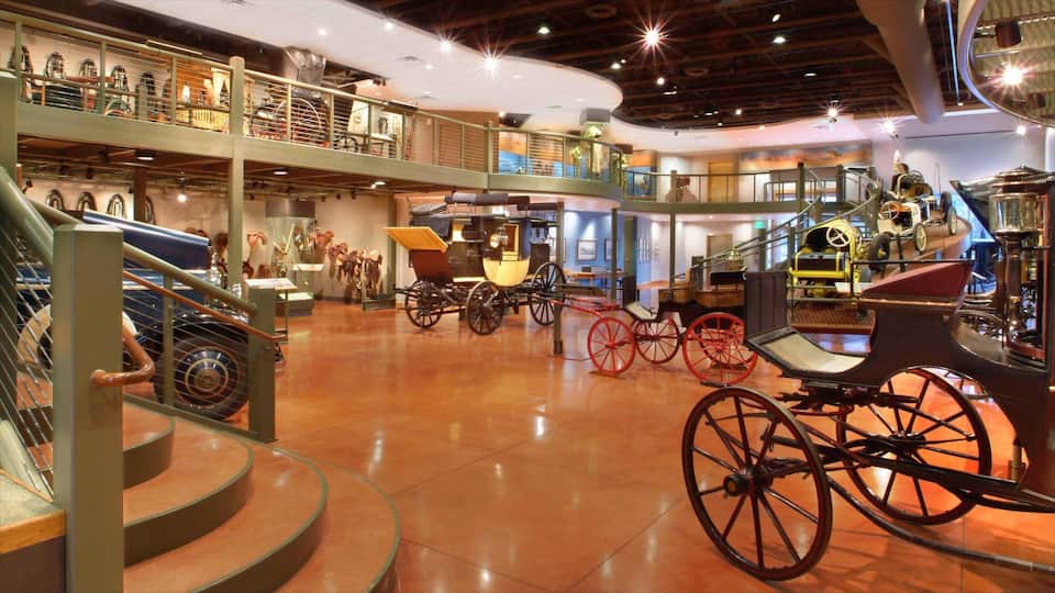 El Pomar Carriage Museum mostrando vistas internas