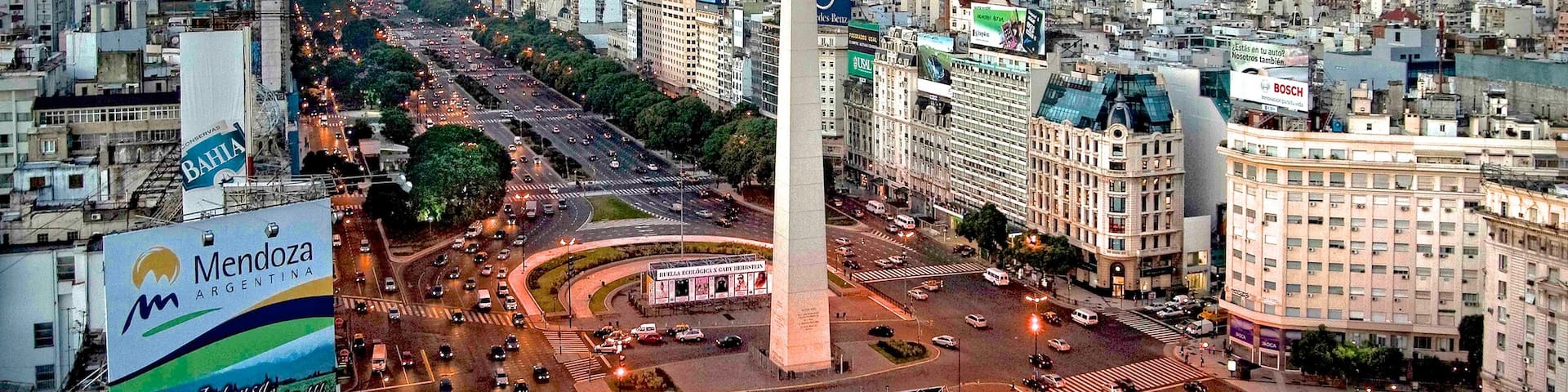 Buenos Aires featuring a city, a monument and a square or plaza