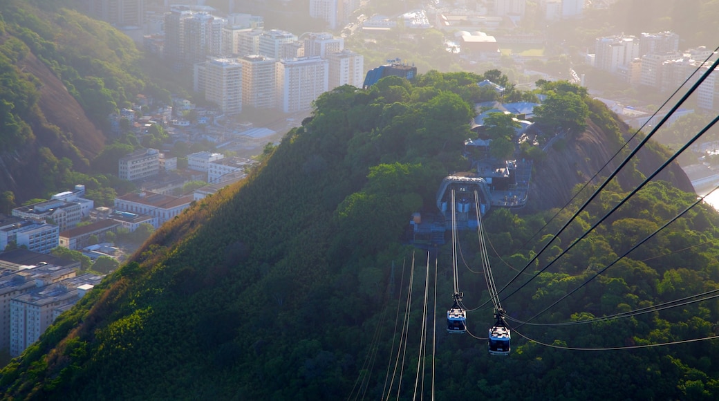 糖塊山 呈现出 纜車