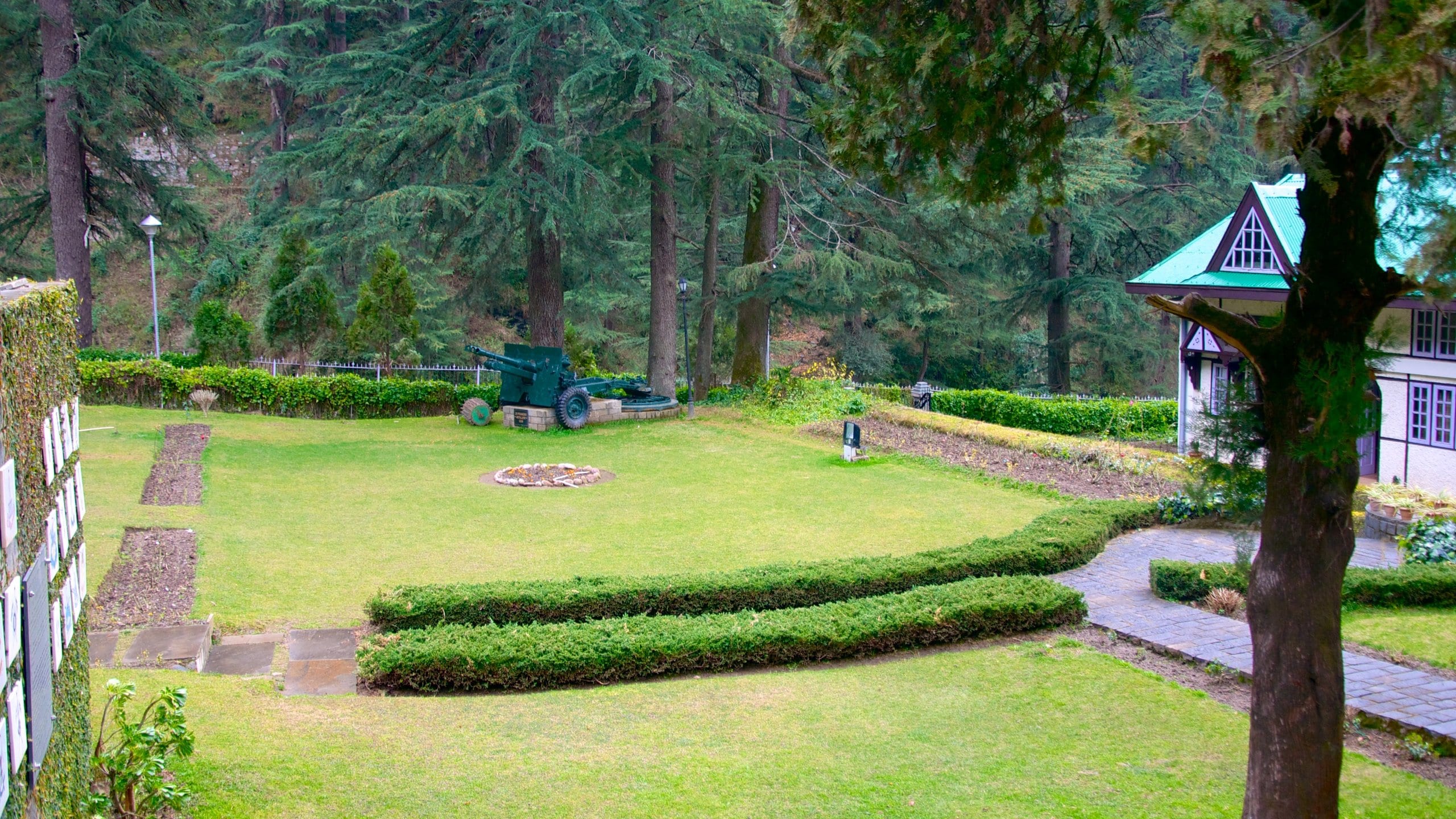 Shimla featuring a garden