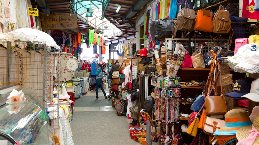 Old Town of Limassol featuring markets