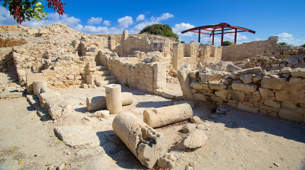 โบราณสถาน Kourion เนื้อเรื่องที่ ซากอาคาร และ มรดกทางสถาปัตยกรรม