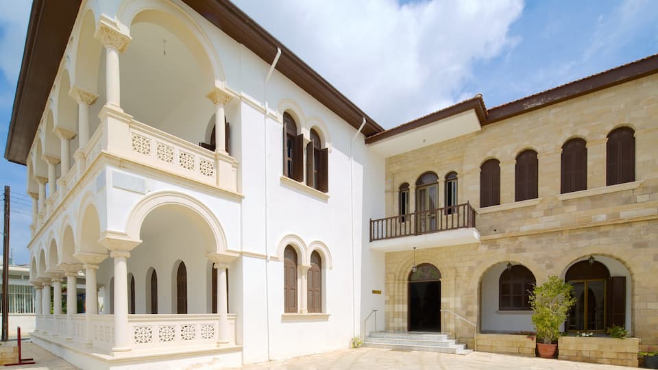 Museo Bizantino mostrando patrimonio de arquitectura