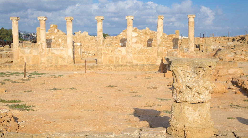 Parque Arqueológico de Paphos que incluye patrimonio de arquitectura y ruinas de edificios