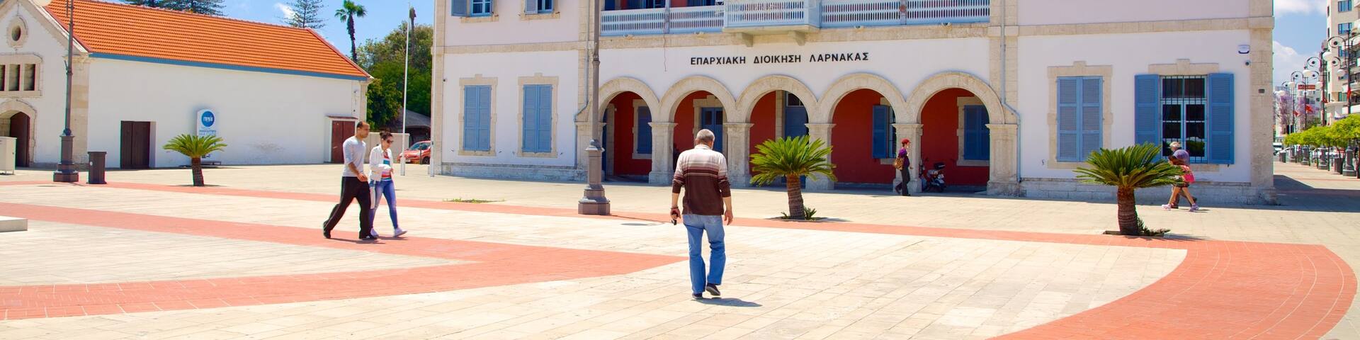 Europe Square which includes a square or plaza and heritage architecture