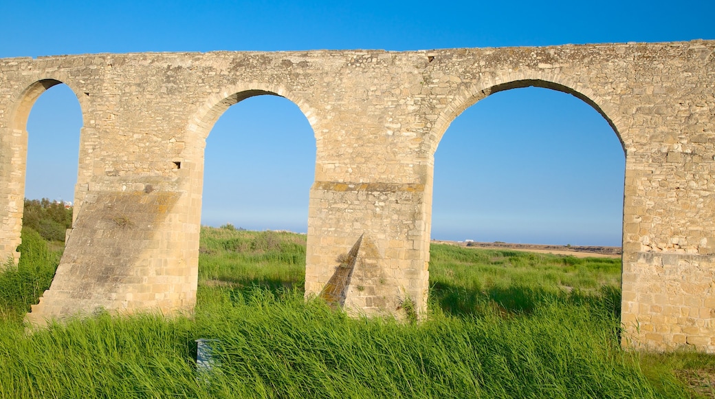 Larnaca Aqueduct featuring heritage architecture