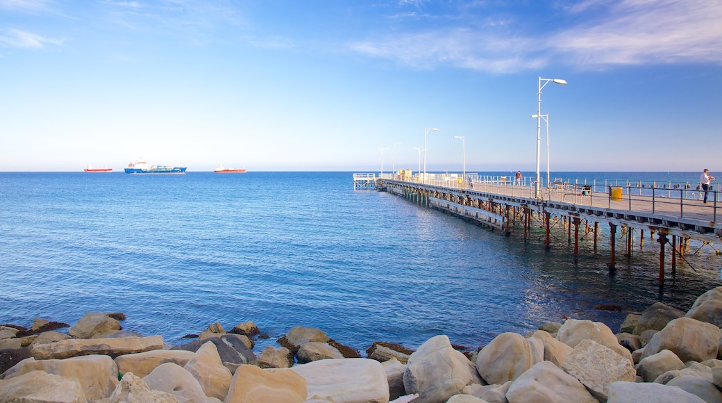 Limassol showing general coastal views