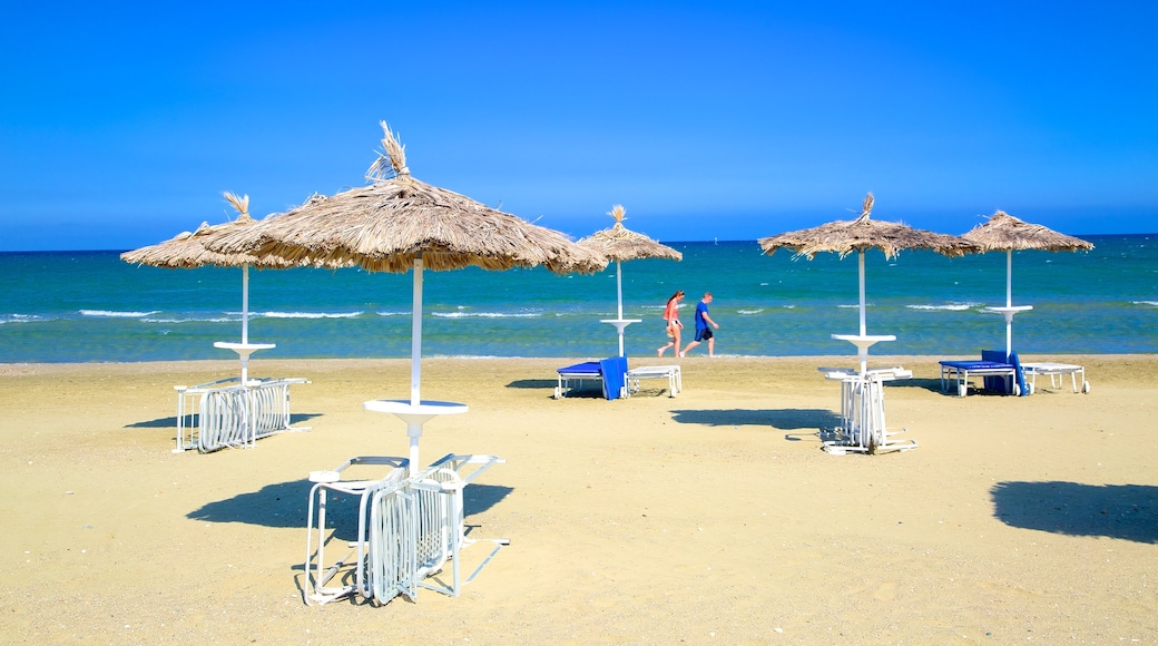 Larnaca trong đó bao gồm cảng hoặc vịnh, bãi biển cát và cảnh bờ biển