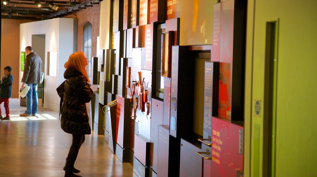 International Slavery Museum showing interior views as well as an individual female