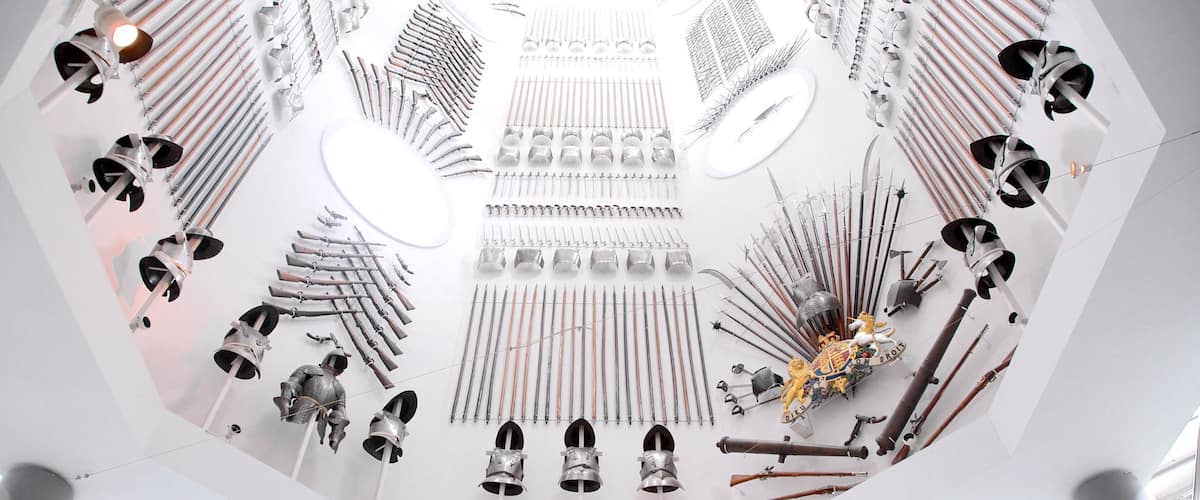 Royal Armouries showing interior views