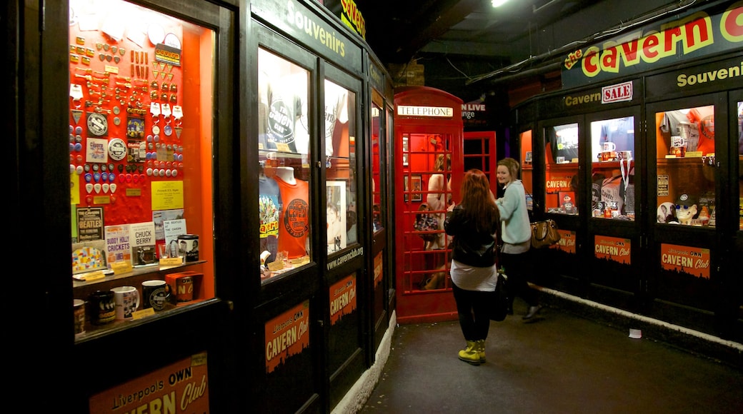 Cavern Club featuring interior views