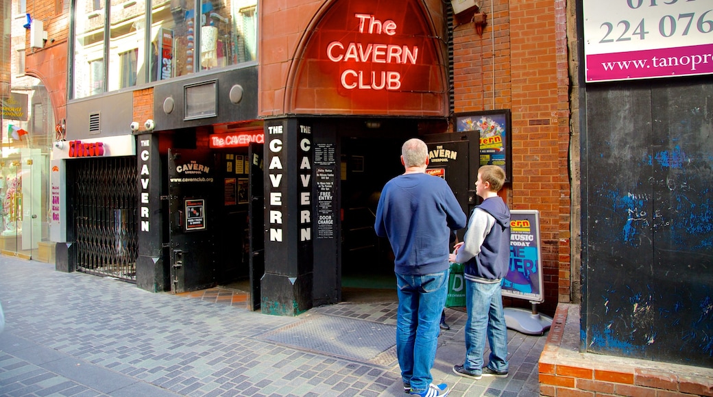 Cavern Club som inkluderer gatescener