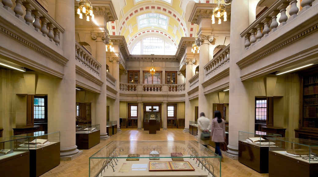 Liverpool Central Library showing interior views