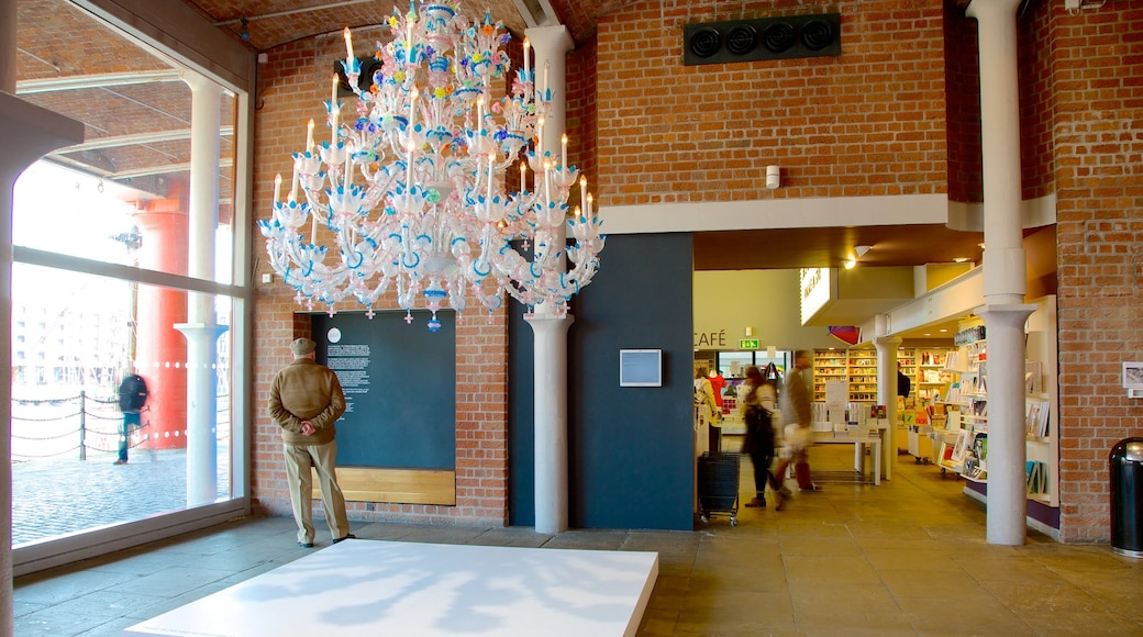 Tate Liverpool which includes interior views and art