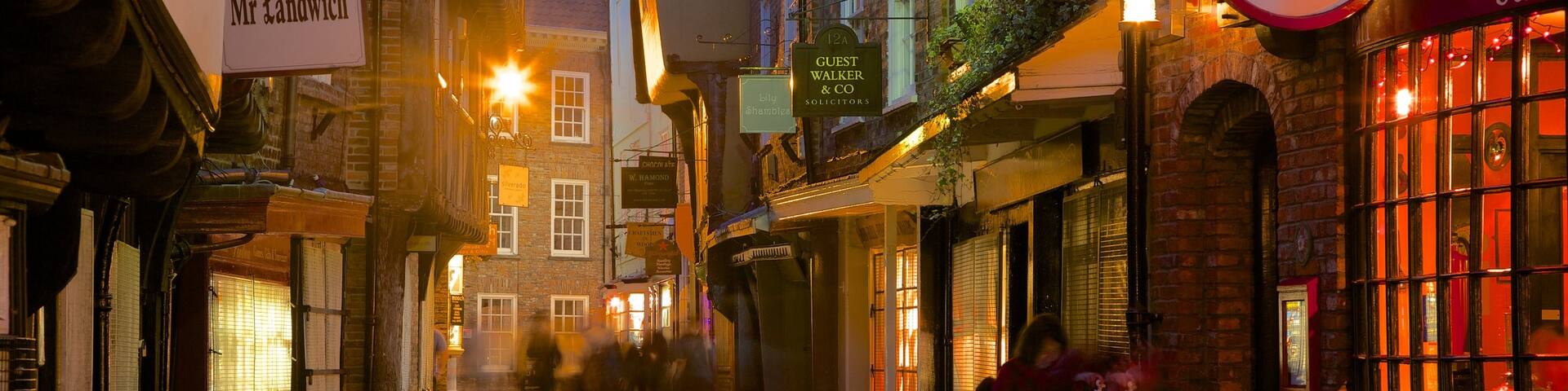 Shambles featuring heritage architecture and street scenes