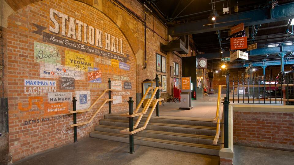 York National Railway Museum which includes interior views