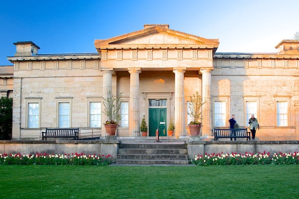 Yorkshire Museum which includes a park and heritage architecture