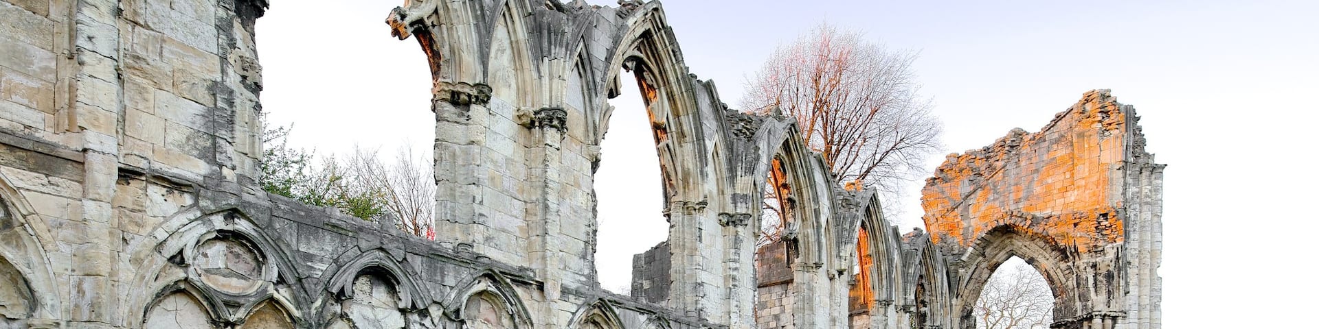 St. Mary\'s Abbey featuring a ruin