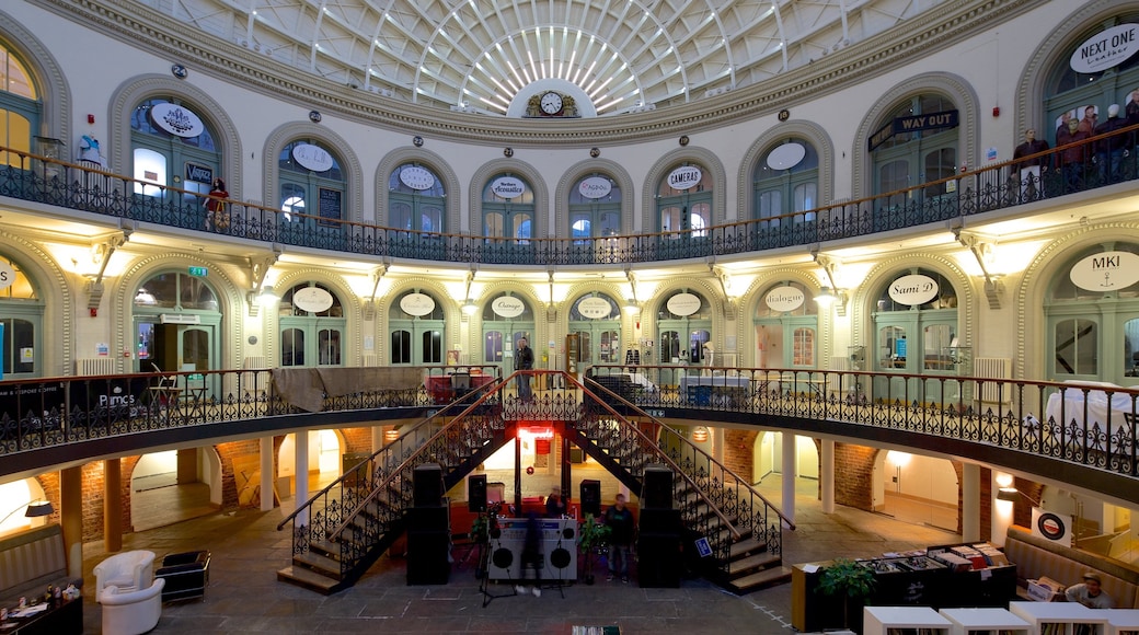 Corn Exchange showing interior views